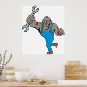 Poster Mécanique de Gorille (Cuisine)