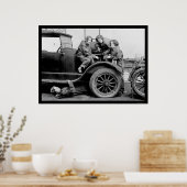 Poster Mécanique de l'auto pour filles au lycée 1927 (Cuisine)