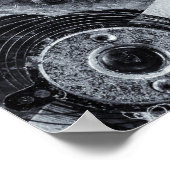 Poster Mécanique de pièce à temps (Coin)