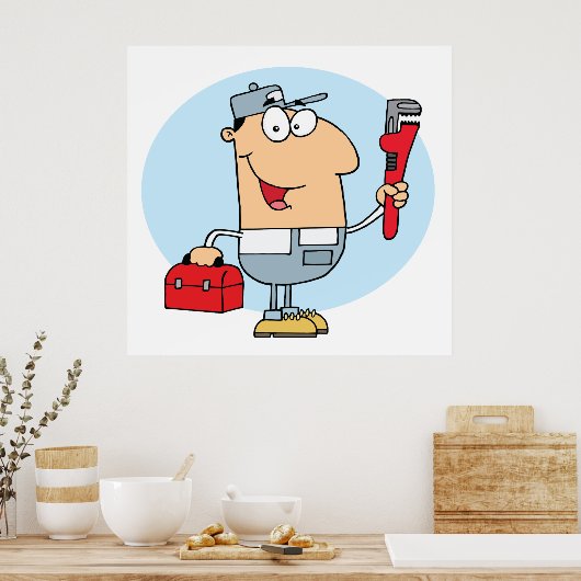 Poster Mécanique du dessin (Cuisine)