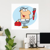 Poster Mécanique du dessin (Bureau à domicile)