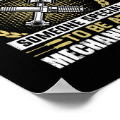 Poster Mécanique Être Un Père Mécanique (Coin)