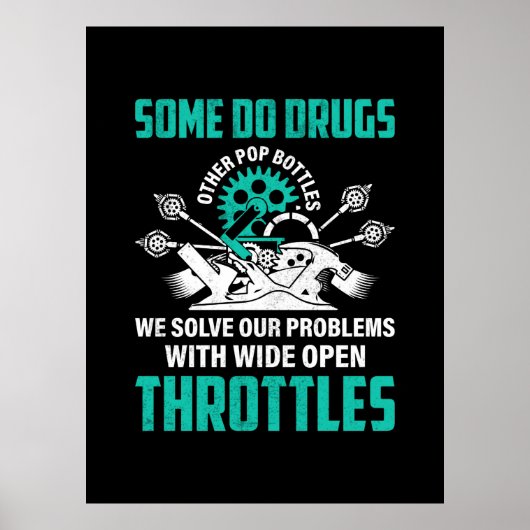 Poster Mécanique Nous Résolvons Nos Problèmes (Devant)