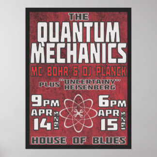Poster Mécanique quantique @ House of Blues