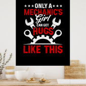 Poster Mécanique seulement la fille d'un mécanicien (Cuisine)