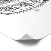 Poster Mécanisme de carrousel Livre blanc sur l'art des b (Coin)