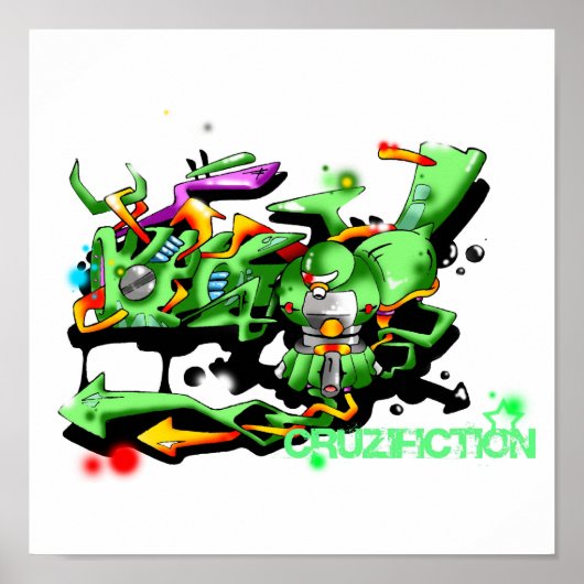 Poster Mécanoïde (Devant)