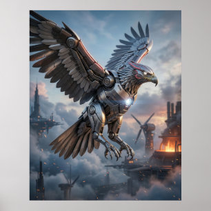 Poster Mecha Eagle Forge