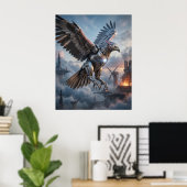 Poster Mecha Eagle Forge (Bureau à domicile)