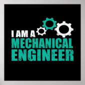 Poster Mechanical Engineering Funny Engineer (Devant)
