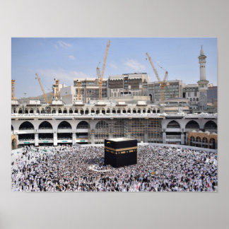 Poster Mecque arabe Makkah Arabie Saoudite