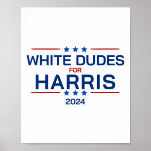 Poster Mecs pour Kamala Harris 2024 Bouton Rétro Élection