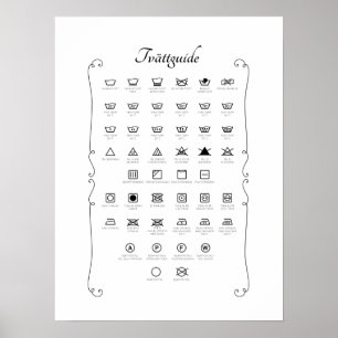 Poster med tvättråd
