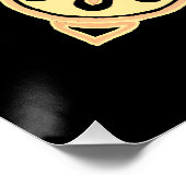 Poster Médaille Boho de l'affiche murale (Coin)