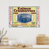 Poster Médaille d'argent Étiquette de la marque Médaille (Cuisine)