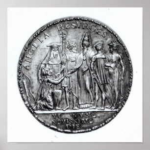 Poster Médaille frappée par pape Jules III