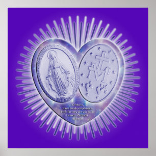 Poster Médaille (médaille miraculeuse) / Médaille merv