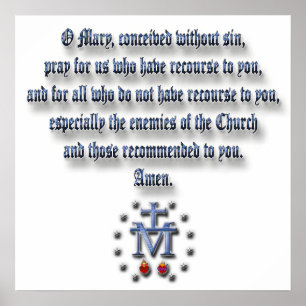 Poster Médaille miraculeuse