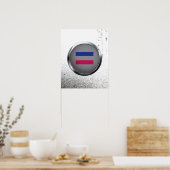 POSTER MÉDAILLON ANDROGYNE (Cuisine)