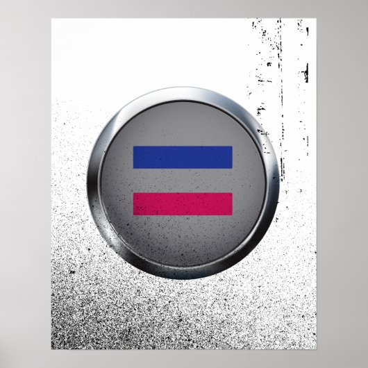 POSTER MÉDAILLON ANDROGYNE (Devant)