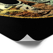 Poster Médaillon asiatique doré par Vision Studio (Coin)