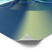 Poster Médaillon d'art Abstrait (Coin)