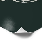 Poster Médaillon de combat de griffon médiéval (Coin)