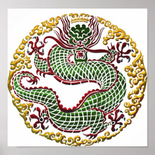 Poster Médaillon de dragon