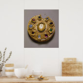 Poster Médaillon Kolt, or serti de perles et (Cuisine)