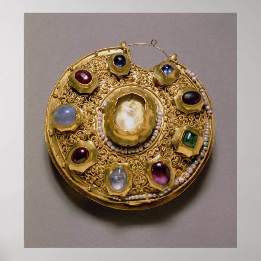 Poster Médaillon Kolt, or serti de perles et (Devant)