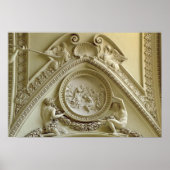 Poster Médaillon représentant le baptême de Constantin (Devant)