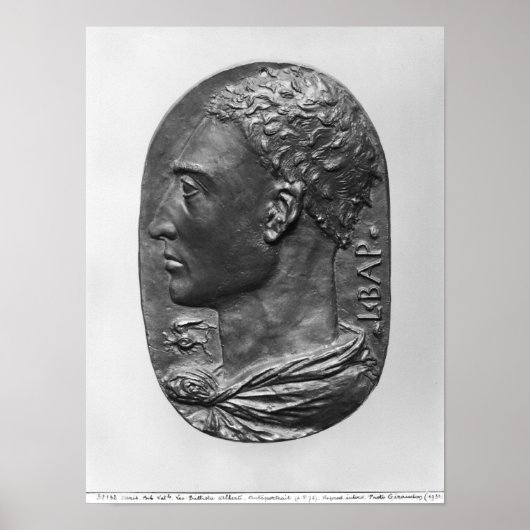 Poster Medallion Autoportrait (Devant)