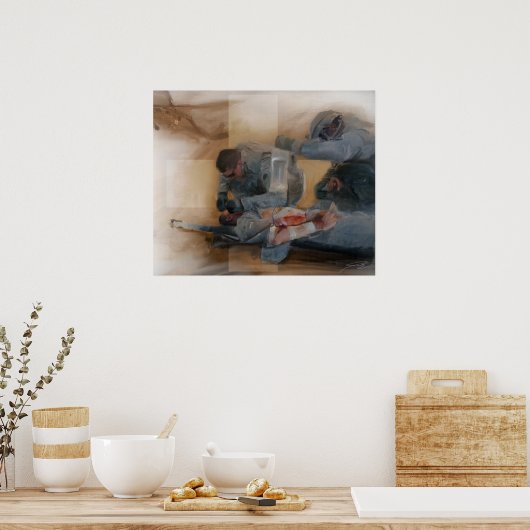 Poster Médecine de combat (Cuisine)