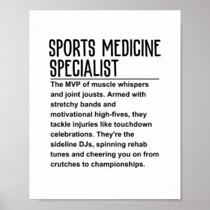 Poster Médecine du sport