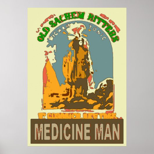 Poster Médecine Homme Tonique (Devant)