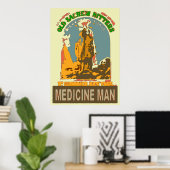 Poster Médecine Homme Tonique (Bureau à domicile)