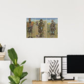 Poster Médecins : Petit Ogalala, Aigle tacheté (Bureau à domicile)