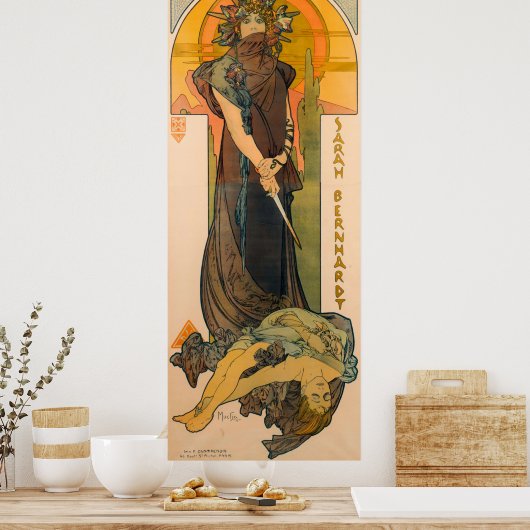 Poster Medee par Alphonse Mucha (Cuisine)