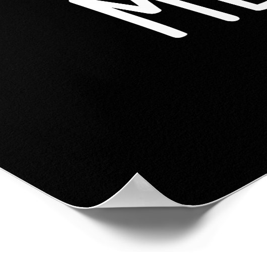 Poster Médi-tater drôle Méditer un pistolet de pomme de t (Coin)