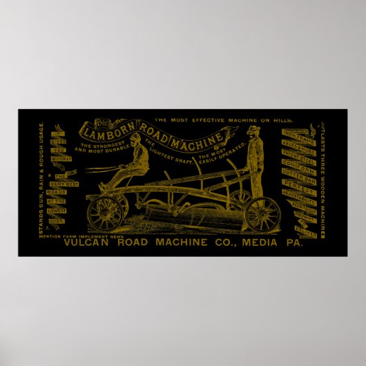 POSTER MÉDIA PENNSYLVANIA INGÉNIEUR D'EXPLOITATION 1889 M (Devant)