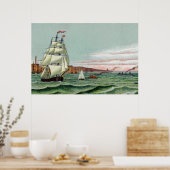 Poster médian de Block Island (Cuisine)