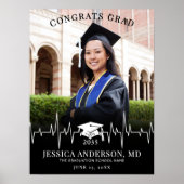 Poster Medical School Graduation Photo Sign (Devant)