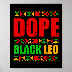 Poster Médicament Black Leo Black Histoire Mois Melanin A