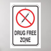 Poster Médicament gratuit pour l'affiche classique de l'é (Devant)