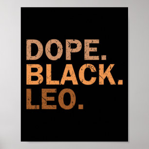 Poster Médicament Noir Leo Mélanine Africain Zodiaque Lio