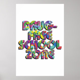 Poster Médicament sans frais pour l'école soumission Post