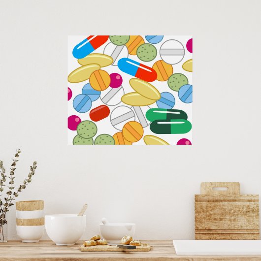 Poster Médicaments (Cuisine)