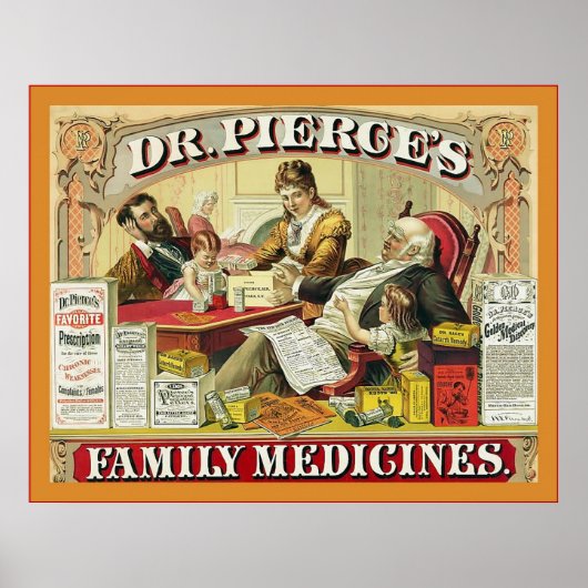 Poster Médicaments de famille du Dr Peirce ~ Adversion Vi (Devant)