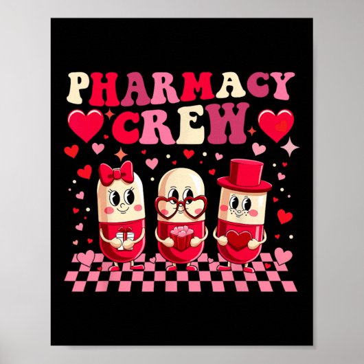 Poster Médicaments de l'équipe de la Saint-Valentin pour (Devant)
