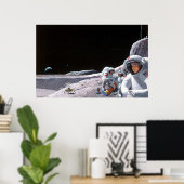 Poster Médicaments lunaires (Bureau à domicile)